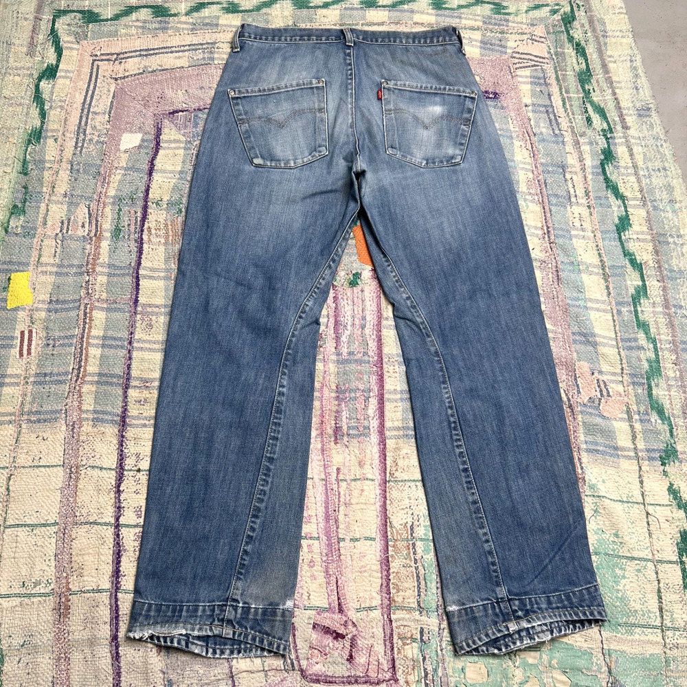 Vintage Levis Engineered Jeans Mens Twisted Button Fly Fits 33x32
